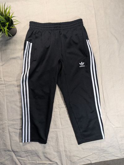 Adidas Originals 3 Stripes Track Pants Black White Streetwear